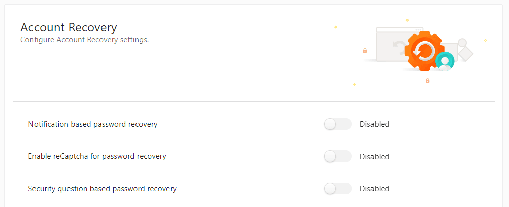Working with My Account in identity server022