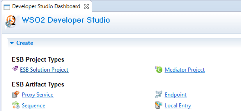 WSo2-Developer-Studio-ESB-Project WSo2 Developer Studio - ESB Project